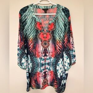 Tribal Multicolor Patterned Blouse